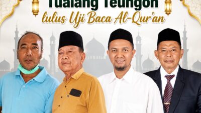 Empat Kandidat Geuchik Tualang Teungoh Penuhi Syarat Uji Baca Al-Qur’an