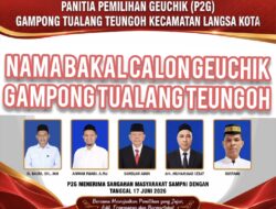LIMA BAKAL CALON GEUCHIK GAMPONG TUALANG TEUNGOH LOLOS VERIFIKASI BERKAS