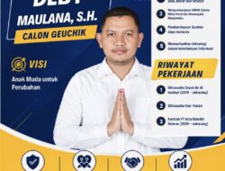 Deby Maulana, S.H. Usung Semangat Perubahan untuk Gampong Baroh Langsa Lama
