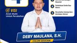 Deby Maulana Nomor Urut 4 Tantang Status Quo, Tawarkan Perubahan untuk Baroh Langsa Lama