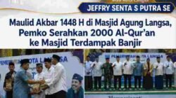 Momentum Maulid Akbar, Wali Kota Langsa Umumkan SK Jadup Tahap III untuk 23.869 KK