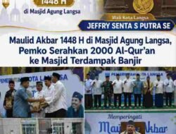 Momentum Maulid Akbar, Wali Kota Langsa Umumkan SK Jadup Tahap III untuk 23.869 KK