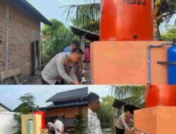 Kapolres Langsa AKBP Heyrowo, S.I.K Cek Bantuan Sumur Bor Bhayangkari, Pastikan Air Bersih untuk Santri Dayah