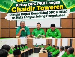 Ketua DPC PKB Kota Langsa, Chaidir Toweren pimpin Rapat Konsolidasi DPC & DPAC se-Kota Langsa