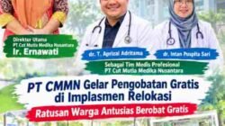 PT CMMN Gelar Pengobatan Gratis di Implasmen Relokasi Ratusan Warga Antusias Berobat Gratis